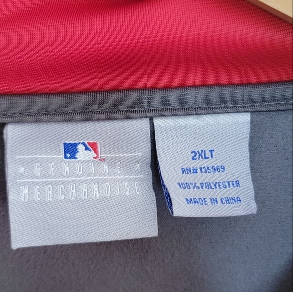 MLB Genuine Merchandise | St. Louis Cardinals Tall Zip Front Jacket Size 2XLT - Picture 3 of 6